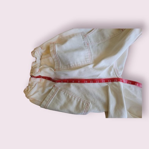 Big Bud Press Carpenter Jeans in Vintage Off-White ~ size L ~ Utility - Picture 12 of 14